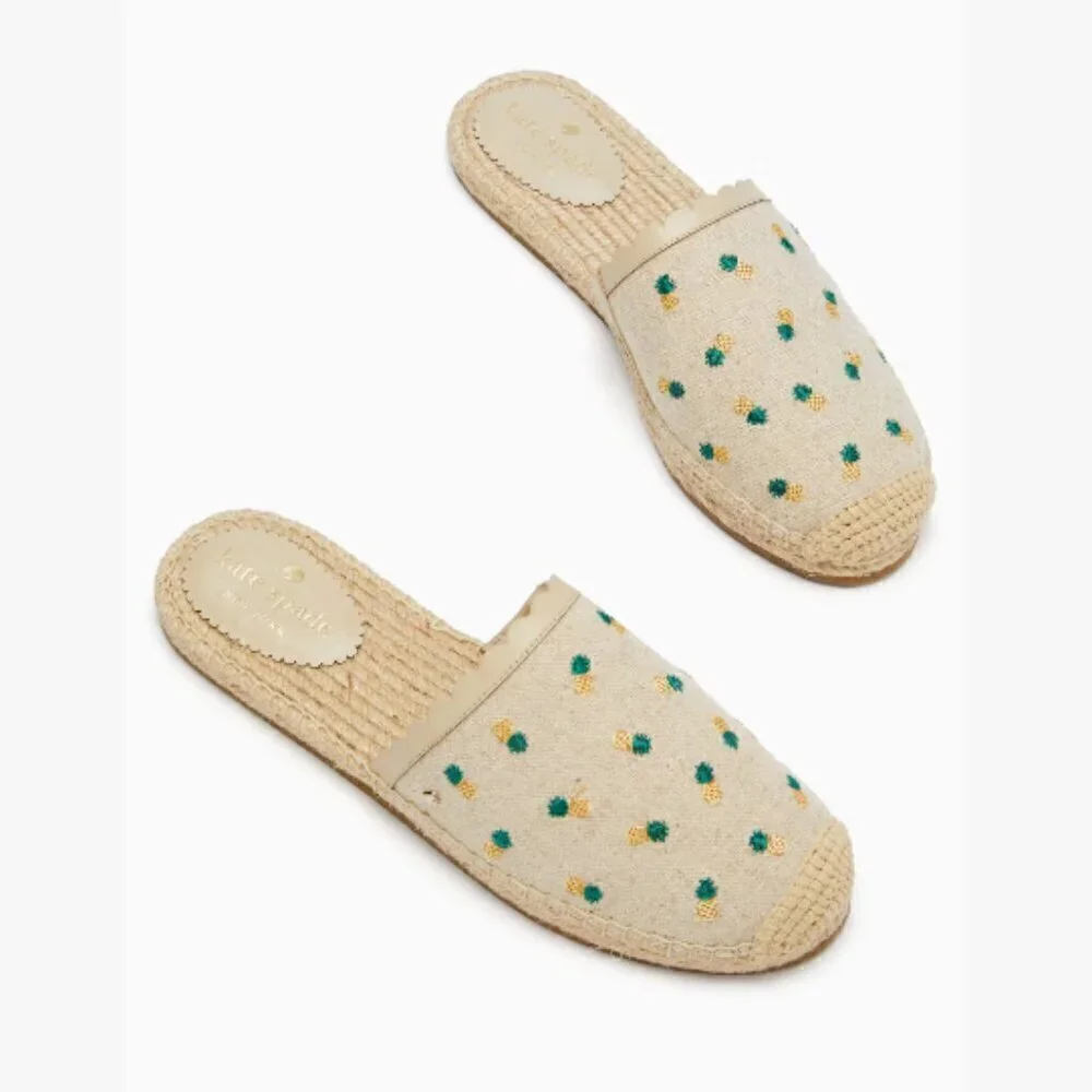 NEW!! Kate Spade Rosie Pineapple Flats -Size 8